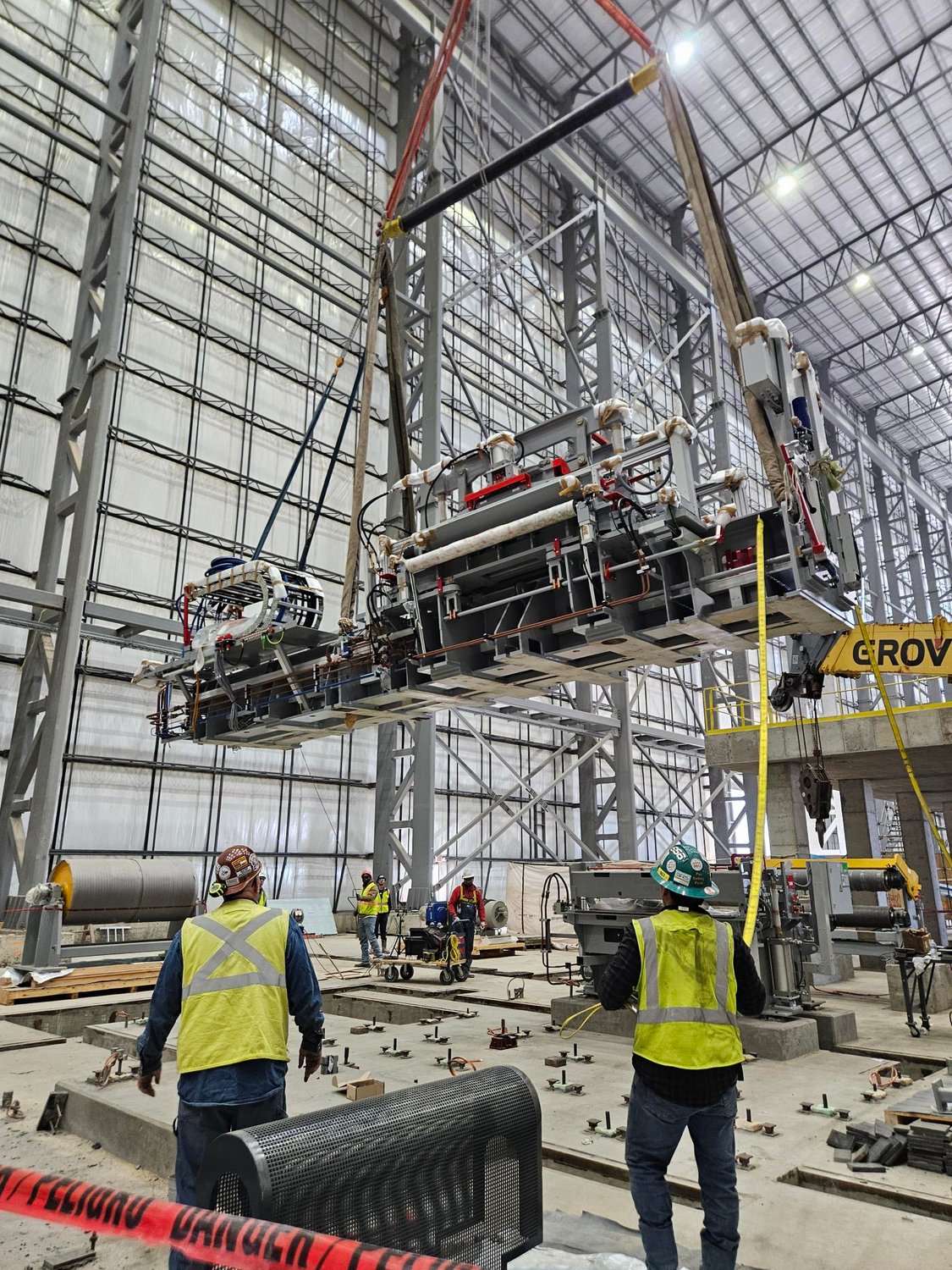 Big River Steel Gallvanizing Equipment Installation_7