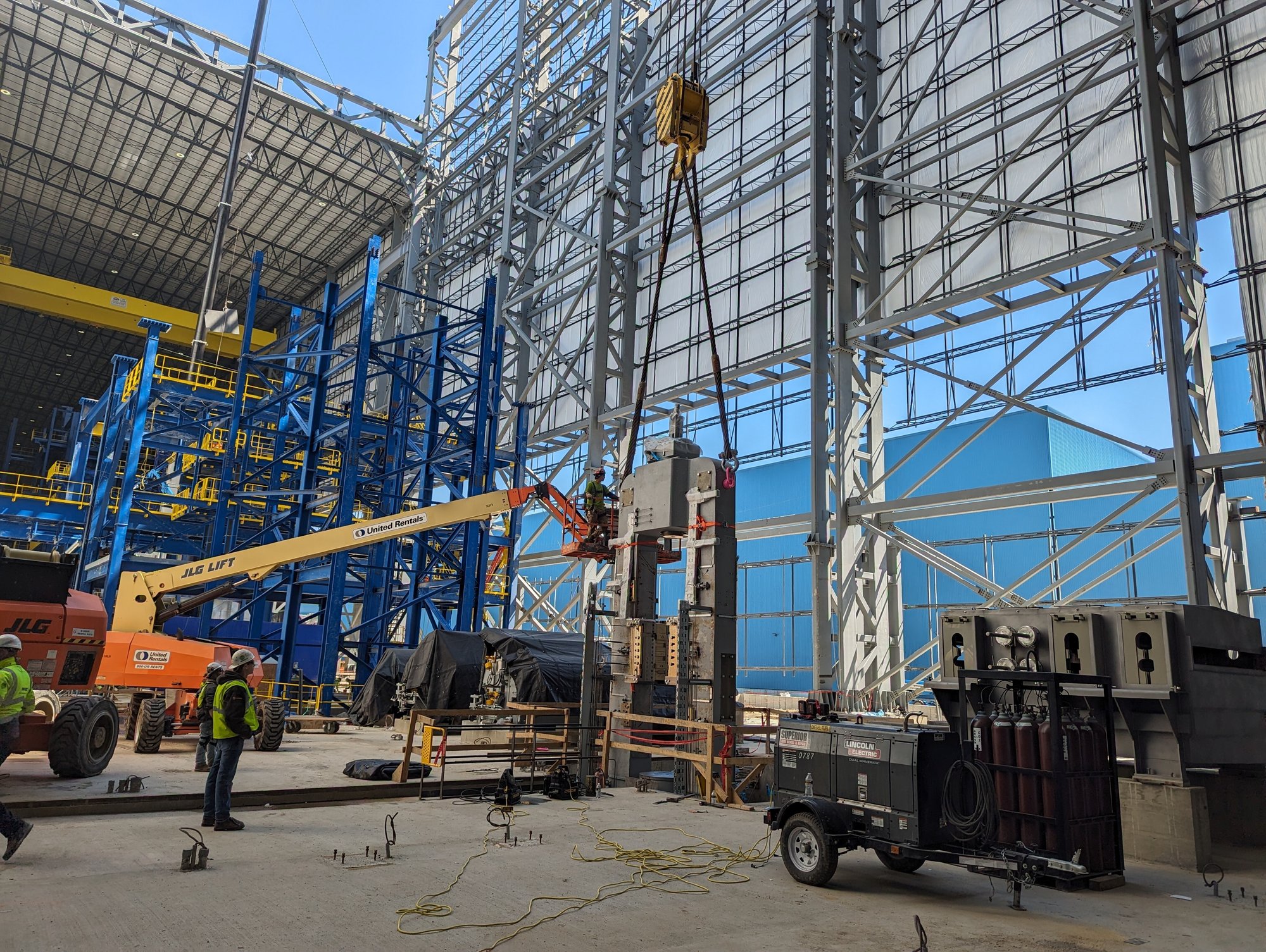 Big River Steel Gallvanizing Equipment Installation_1